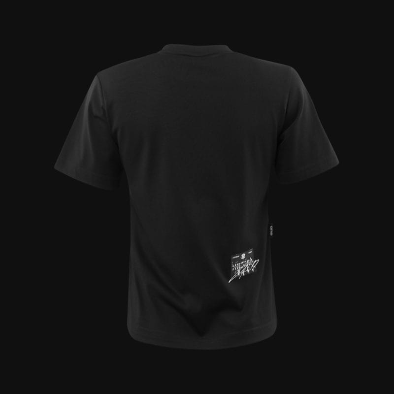 T-shirt da donna nera Silent Wings - 06